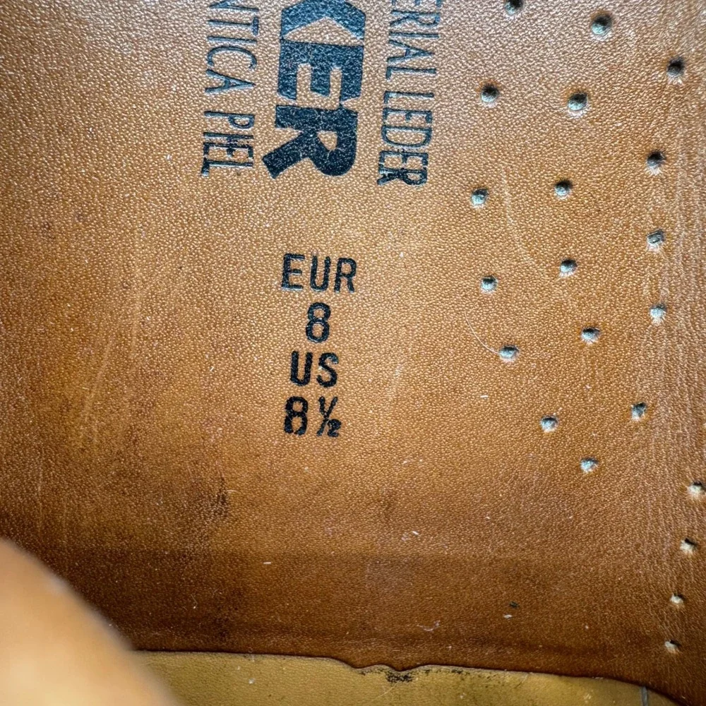Mephisto Spinnaker Tan‎ Leather Boat Shoes Mens 8.5 US 8 EUR Loafers 722383807